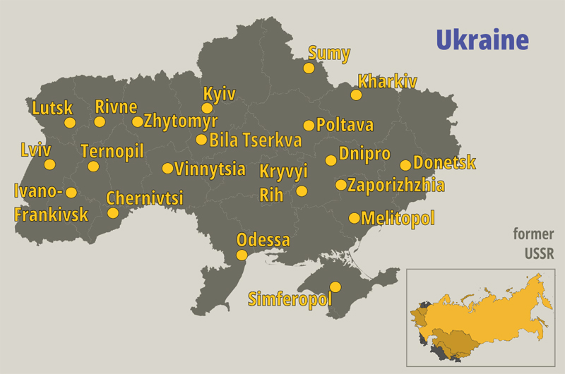 Map Ukraine